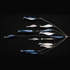 9inch 9ers Jumbo Shad Umbrella Rig